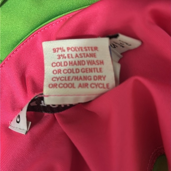 Gretchen Scott Designs Jersey Tee Topper
Green/Pink Sz Small Preppy Resortwear - Picture 6 of 8